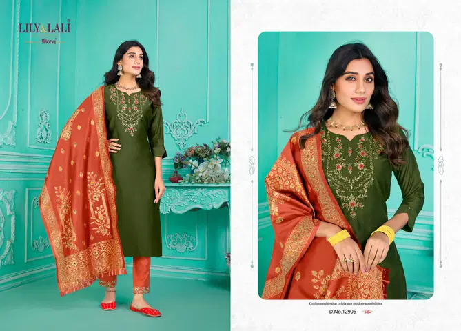 Gulmeena 2 Lily And Lali Milan Silk Readymade Suits Catalog